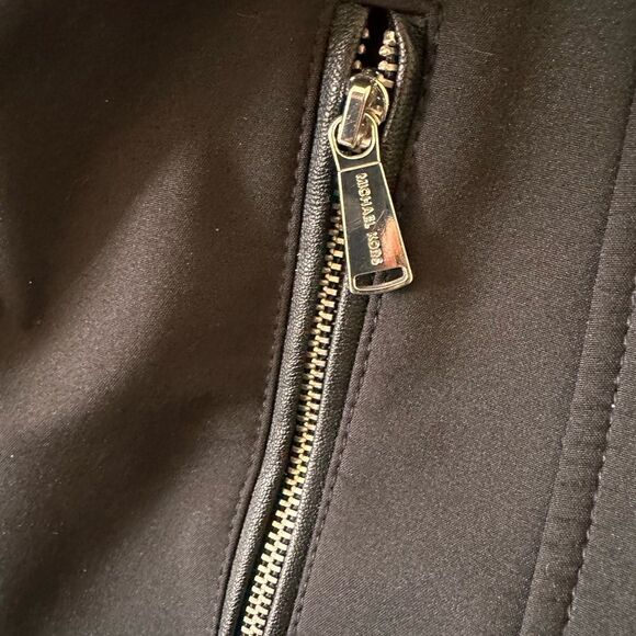 MICHAEL Michael Kors jacket black S multi zips hood assemetrical elegant. - Picture 14 of 16